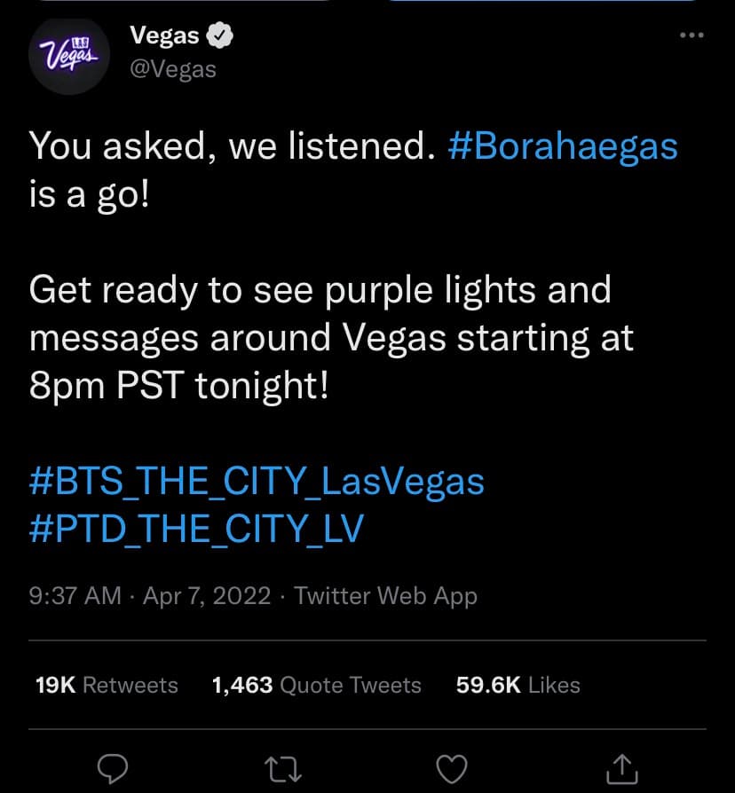 Vegas x BTS project image