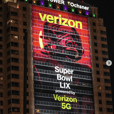 Verizon OOH campaign